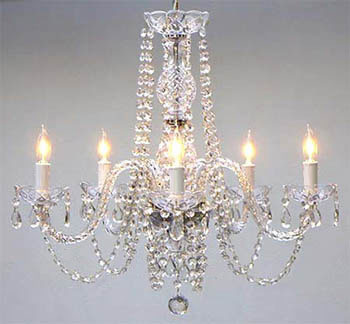 Medium crystal chandelier